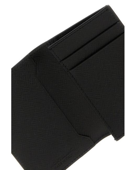Montblanc Black Leather Card Holder for men
