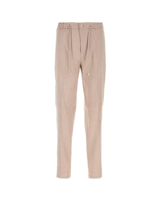 Etro Natural Sand Linen Blend Pant for men