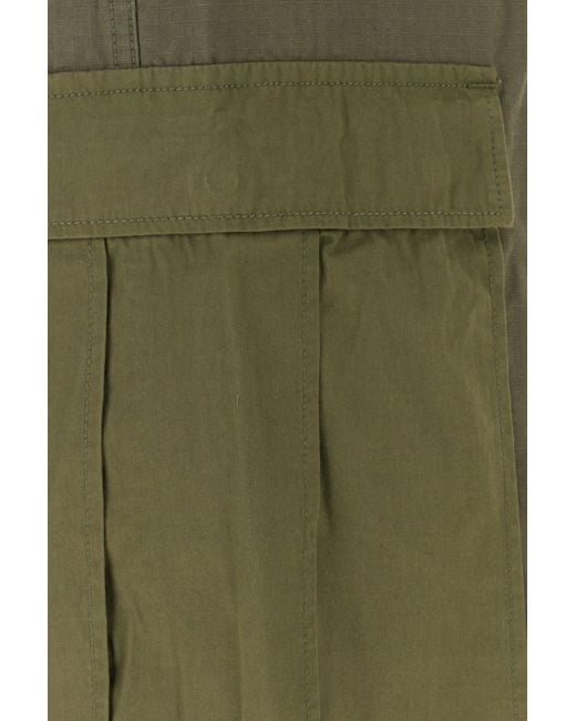 Nanamica Green Pantalone for men