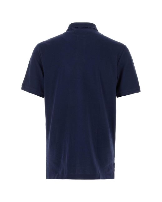Polo Ralph Lauren Navy Blue Piquet Polo Shirt for men
