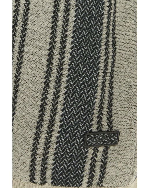 Nanamica Gray Embroidered Knit Polo Shirt