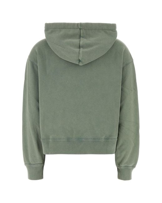 Isabel Marant Green Sage Cotton Blend Salmy Sweatshirt