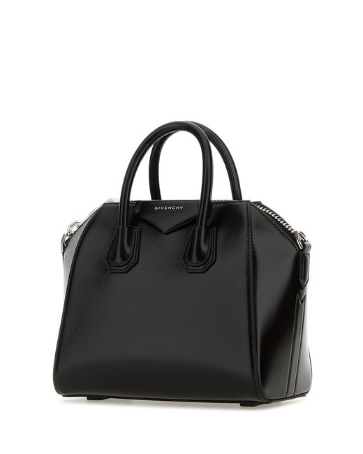 Borsa a mano Antigona mini in pelle nera di Givenchy in Black