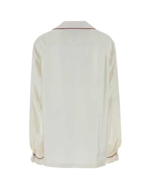 Tom Ford Gray Silk Shirt