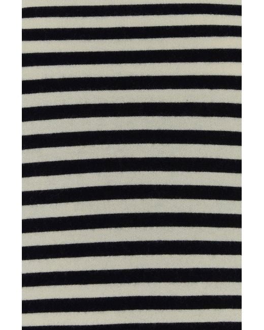 Extreme Cashmere Black Embroidered Cotton Blend N°451 Sweater