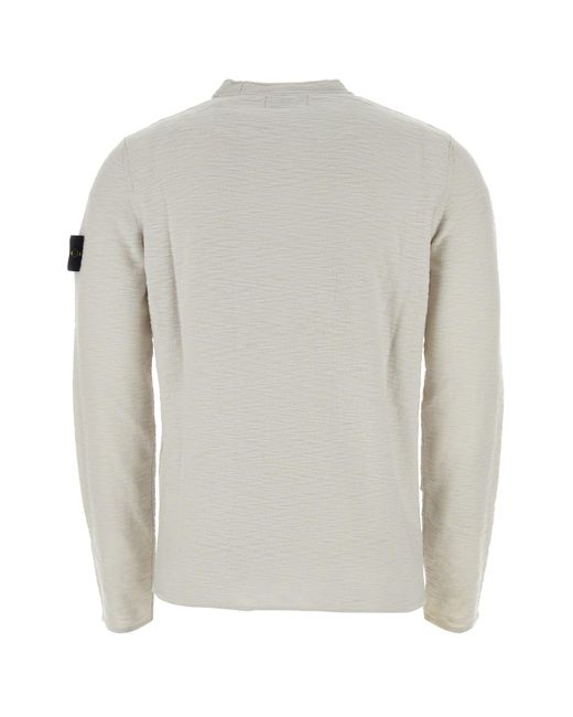 Beige stone island polo new arrivals