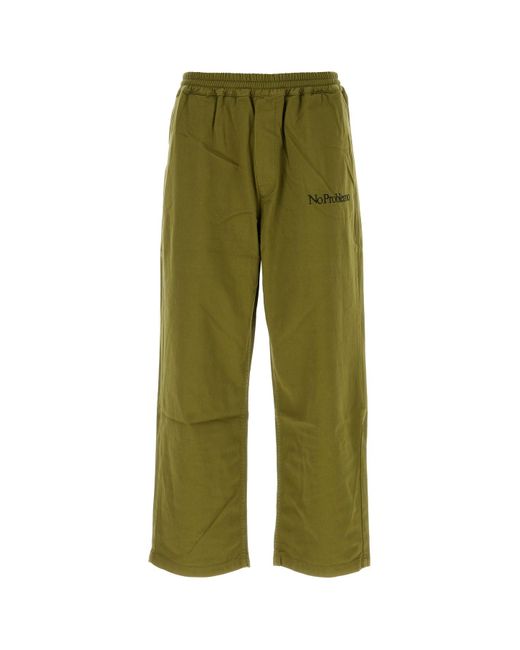 Aries Green Pantalone for men
