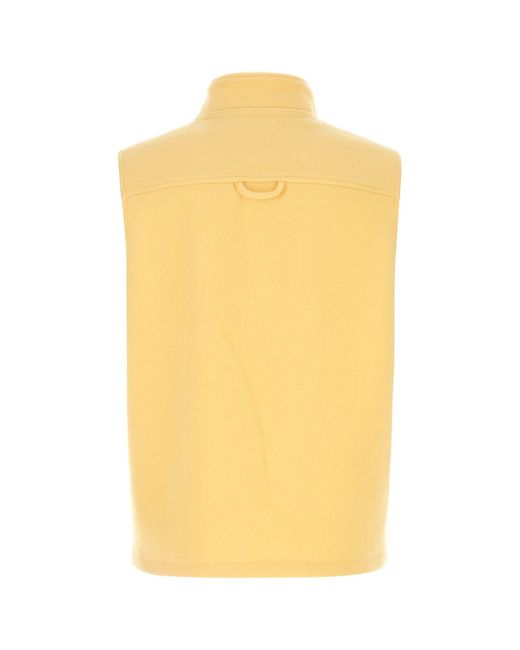 Rier Yellow Wool Vest for men