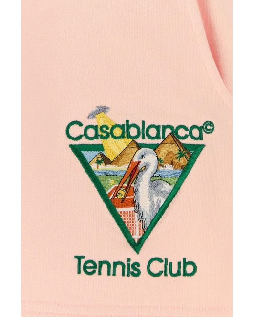 Casablanca Pink Light Cotton Shorts