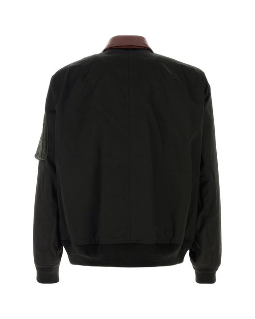 Sacai Black Canvas Jacket for men