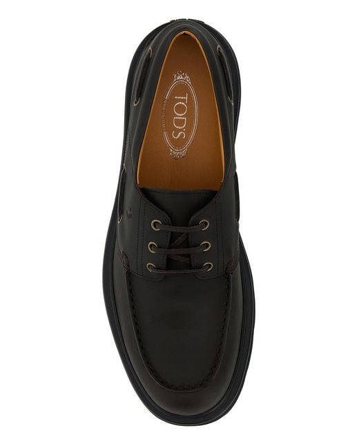 Tod's Black Moccasters for men