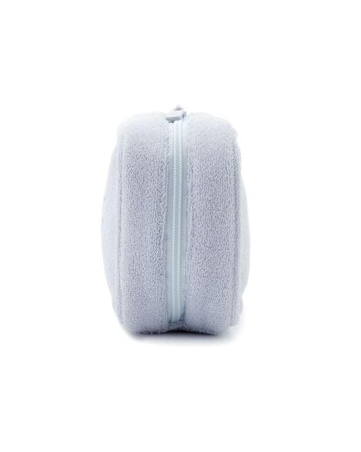 gelato pique Blue Pile Square Terry Cloth Cosmetic Pouch