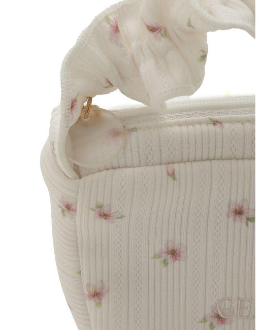 gelato pique White Spring Sakura Motif Tissue Pouch