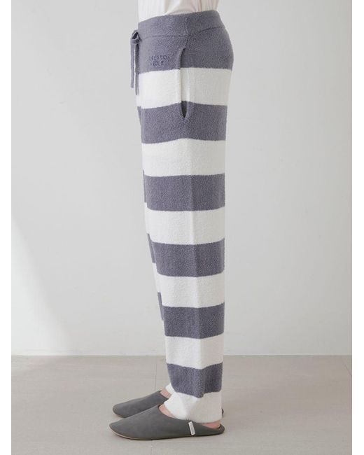 gelato pique Gray Smoothie 2-Border Lounge Pants for men