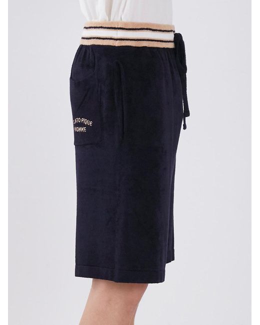 gelato pique Green Smooth Light Loungewear Shorts for men