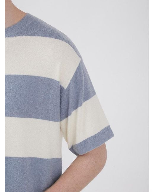 gelato pique Blue Smoothie Lite 2 Border Short Sleeve Sweatshirt for men