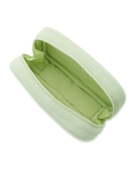 gelato pique Blue Pile Square Terry Cloth Cosmetic Pouch