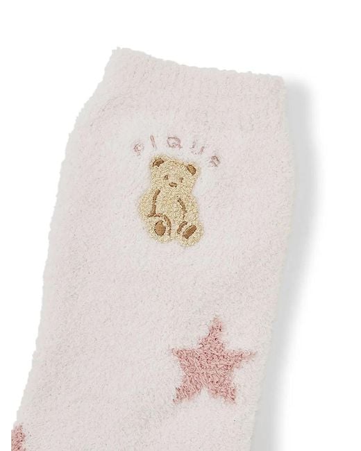 gelato pique Blue Star Jacquard Bear Lounge Socks