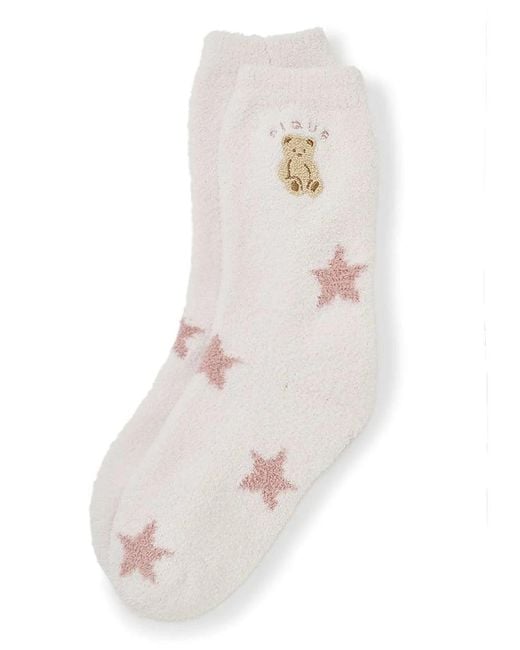 gelato pique Blue Star Jacquard Bear Lounge Socks