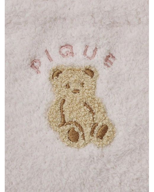 gelato pique Blue Star Jacquard Bear Lounge Socks