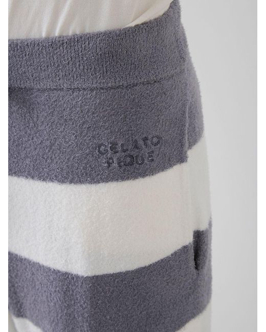 gelato pique Gray Smoothie 2-Border Lounge Pants for men