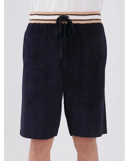 gelato pique Green Smooth Light Loungewear Shorts for men