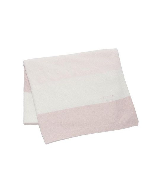 gelato pique White Durable Smoothie Border Lap Blanket