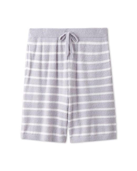 gelato pique Gray Smoothie Striped Pajama Shorts for men