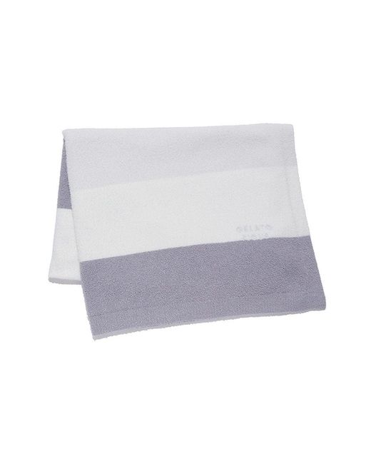 gelato pique White Durable Smoothie Border Lap Blanket