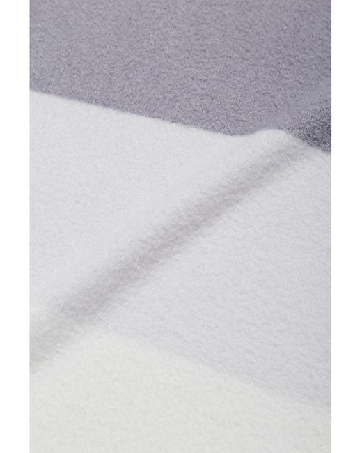 gelato pique White Durable Smoothie Border Lap Blanket