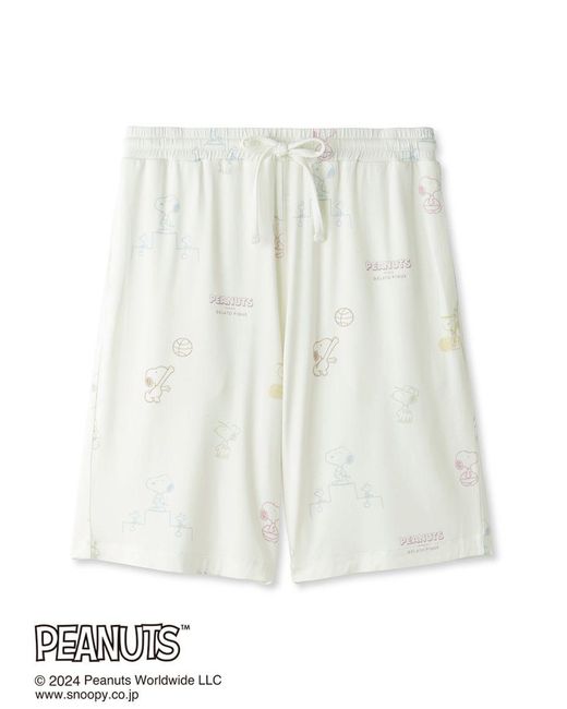 gelato pique Blue Peanuts Printed Pajama Shorts for men