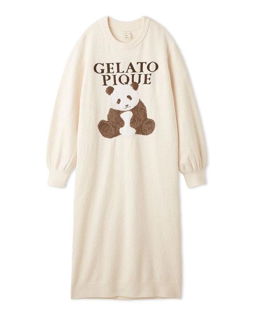 gelato pique Pink Panda Jacquard Lounge Dress