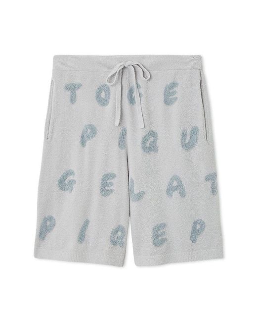 gelato pique Blue Airy Moco Bengal Cat Shorts for men