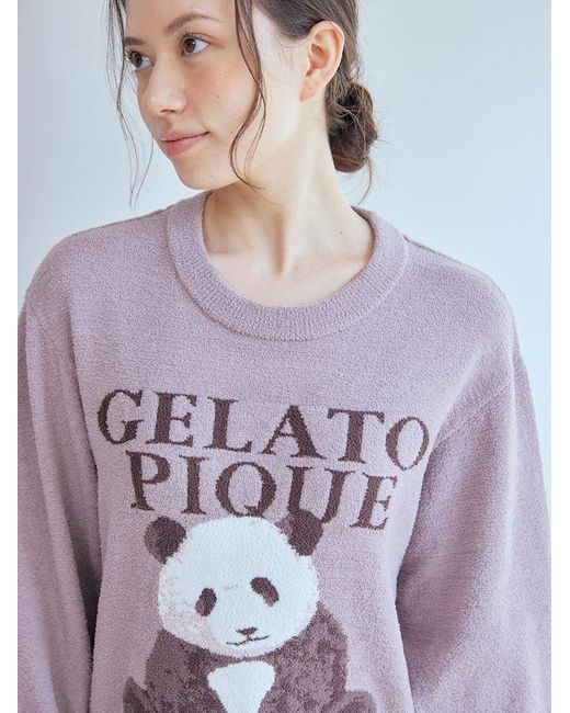 gelato pique Pink Panda Jacquard Lounge Dress