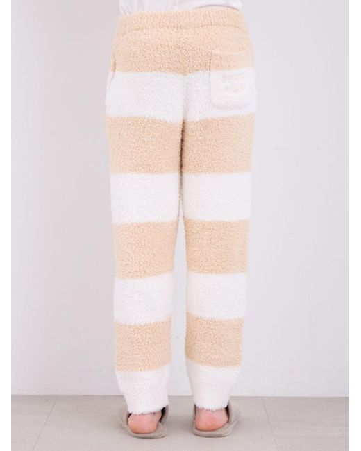 gelato pique Natural Gelato 2 Border Fuzzy Pajama Pants for men