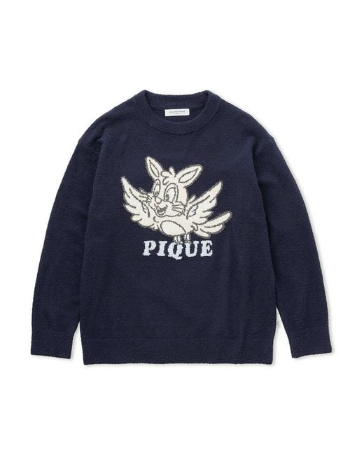 gelato pique Blue Kousuke Shimizu Air Moco Pullover Sweater for men