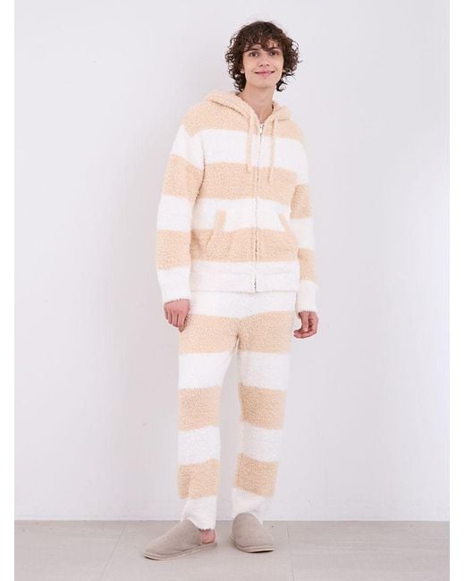 gelato pique Natural Gelato 2 Border Fuzzy Pajama Pants for men