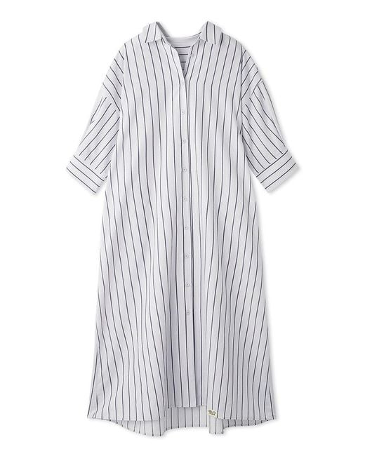 gelato pique Natural Striped Lounge Dress
