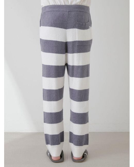 gelato pique Gray Smoothie 2-Border Lounge Pants for men