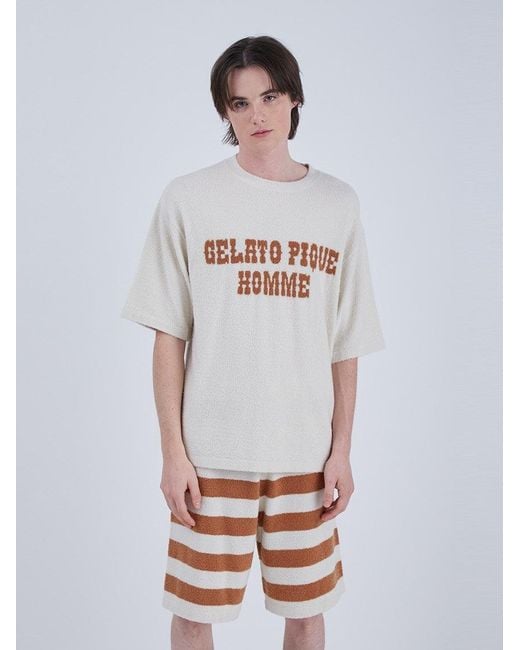 gelato pique Blue Smoothie Logo Shorts & Top Set Loungewear Set for men