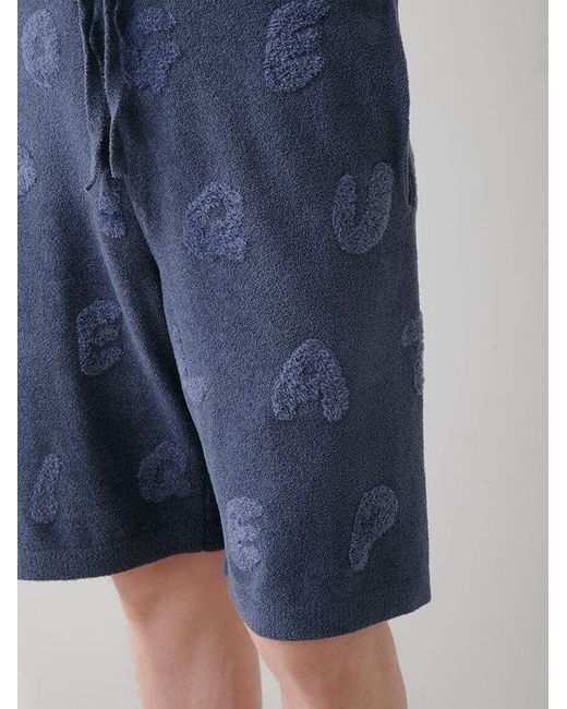 gelato pique Blue Airy Moco Bengal Cat Shorts for men