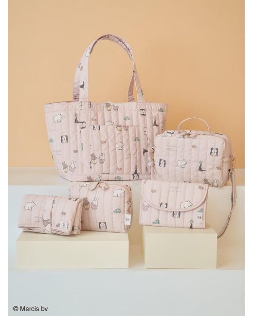 【値下げ】gelato pique Dick Bruna マザーズバッグ gelato pique 【Dick Bruna】[Kids] Quilted All-Over Print Shoulder