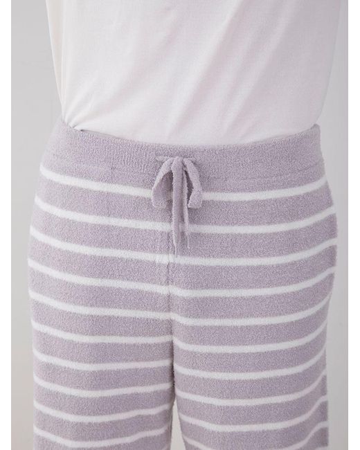 gelato pique Gray Smoothie Striped Pajama Shorts for men