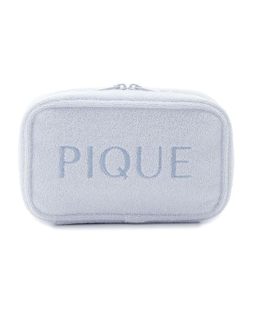 gelato pique Blue Pile Square Terry Cloth Cosmetic Pouch