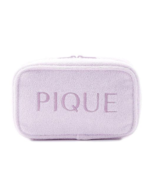 gelato pique Blue Pile Square Terry Cloth Cosmetic Pouch