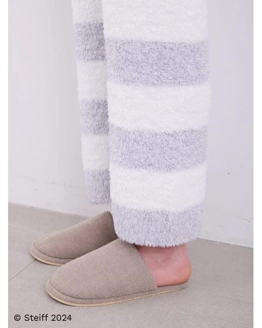 gelato pique Blue [Steiff] Gelato 2 Border Fuzzy Pajama Pants for men