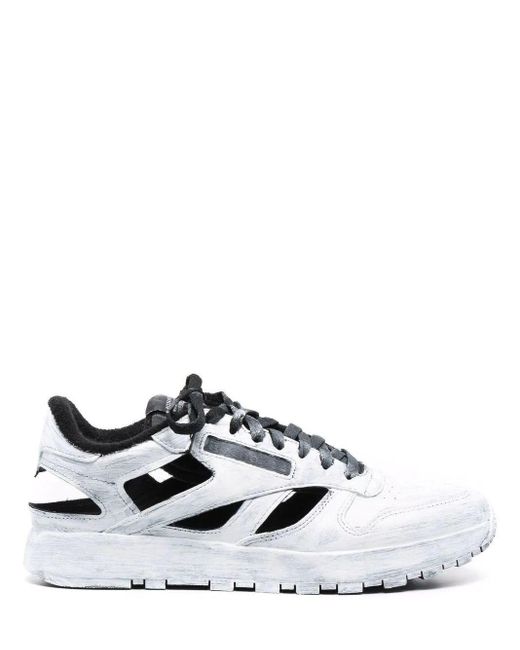 maison margiela cut out sneakers