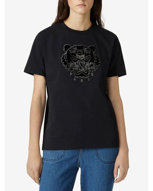 kenzo black tiger t shirt