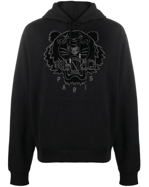kenzo black tiger sweatshirt