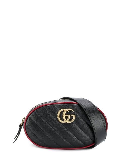 Gucci Leather GG Marmont Matelassé Belt 